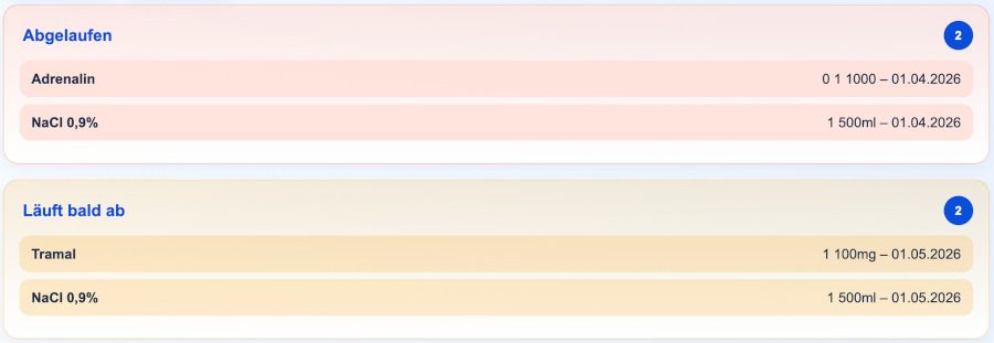 Web-Anwendung zur Inventarverwaltung für eine Arztpraxis